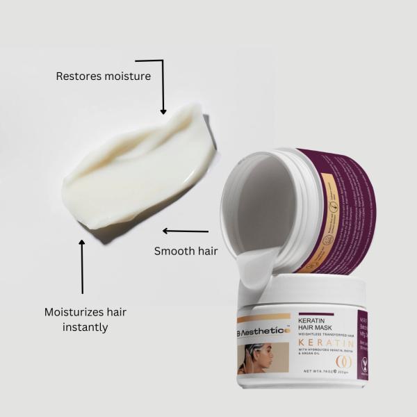 Keratin Hair Mask- Cream Form- 200gm